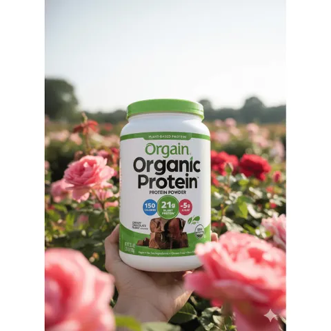 Orgain Organic Protein 920g – Socola Fudge, bột pha đồ uống hàng mỹ