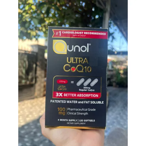 Viên Qunol Ultra CoQ10 3X Better Absorption 100mg 120 viên Softgels 859542
