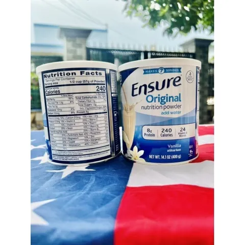 Sữa bột Ensure Original Nutrition Powder mẫu mới hàng Mỹ
