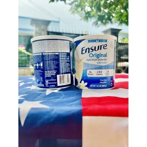 Sữa bột Ensure Original Nutrition Powder mẫu mới hàng Mỹ