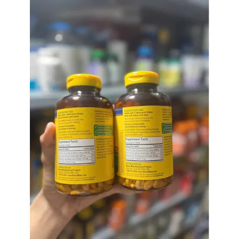 CAM KẾT CHÍNH HÃNG MỸ Viên uống Nature Made Calcium Magnesium Zinc With Vitamin D3 hộp 300 viên