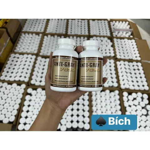 Viên Uống ANTI-GRAY 7050 hỗ trợ bạc tóc 60 viên