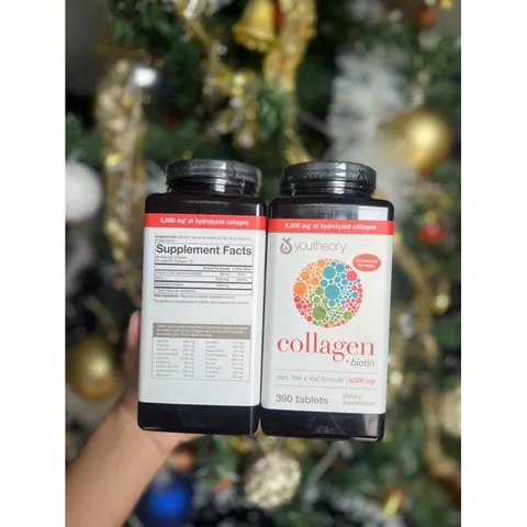 Youtheory Chính Hãng - Viên Uống Collagen Youtheory Đẹp Da Chống Lão Hóa Youtheory 390 Viên