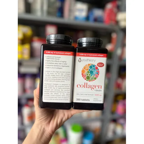 Youtheory Chính Hãng - Viên Uống Collagen Youtheory Đẹp Da Chống Lão Hóa Youtheory 390 Viên