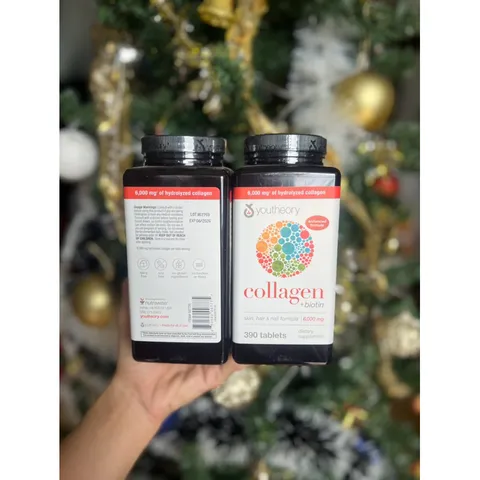 Youtheory Chính Hãng - Viên Uống Collagen Youtheory Đẹp Da Chống Lão Hóa Youtheory 390 Viên