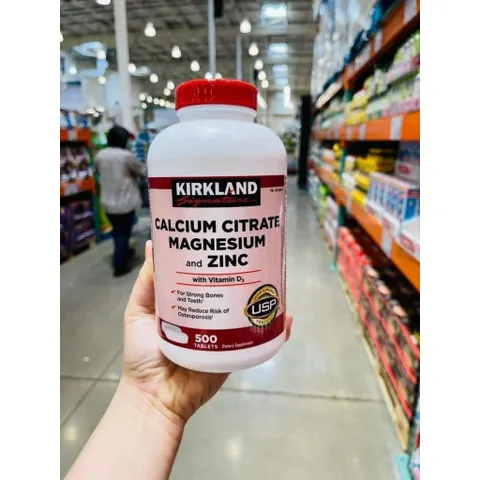 CHÍNH HÃNG Viên Calcium Citrate Magnesium and Zinc 500 viên Mỹ