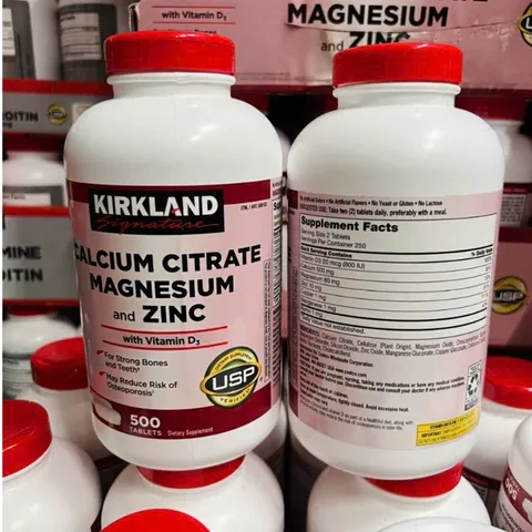 CHÍNH HÃNG Viên Calcium Citrate Magnesium and Zinc 500 viên Mỹ