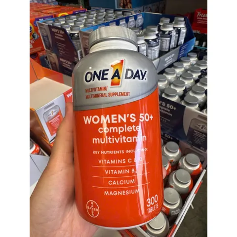[HÀNG MỸ] Viên Bổ Sung Đa Vitamin One A Day 50+ Cho Người Lớn Tuổi (Lọ 300 Viên)