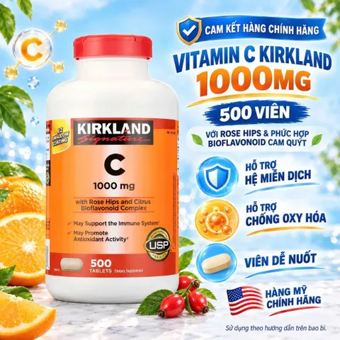 Viên uống vitamin C 1000mg Signature 1000 mg 500 Viên 859724