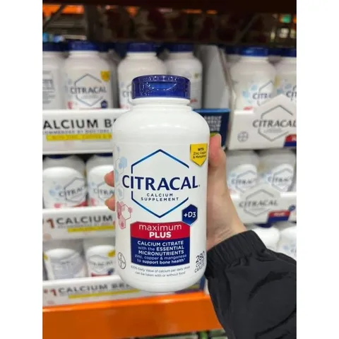 Viên CANXI CITRACAL Maximum Calcium citrate 280v DATE LUÔN XA CHÍNH HÃNG MỸ