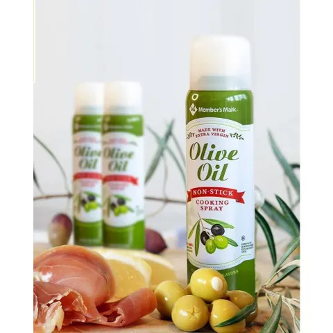 DẦU OLIU XỊT CHỐNG DÍNH BẾP MEMBER'S MARK EXTRA VIRGIN MỸ CHAI 198G
