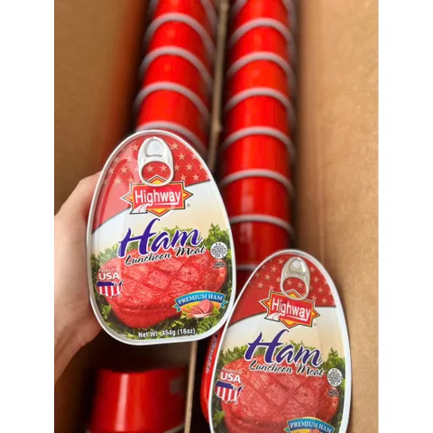 Thịt HAM Luncheon Meat - Highway 454gr của Mỹ 2029
