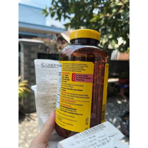CHÍNH HÃNG MỸ Dầu cá Nature Made Fish oil 1200mg - 300 viên. date 2027 859890
