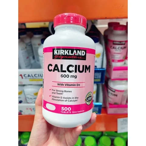 Viên Canxi d Calcium 600mg Vitamin D3 500 viên Date 2027