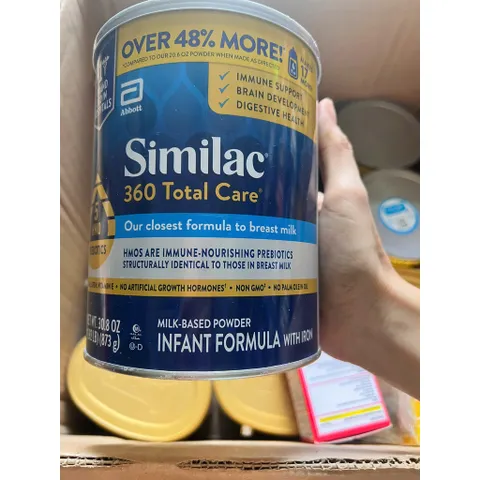 Chính hãng xáh tay Mỹ Sữa Similac 360 Total Care từ 0-12 tháng
