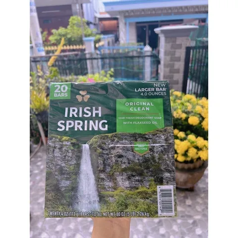CHÍNH HÃNG MỸ Xà Phòng Xà Bông Tắm Irish Spring Mỹ 113g Thơm Sạch, Mịn Da 859906