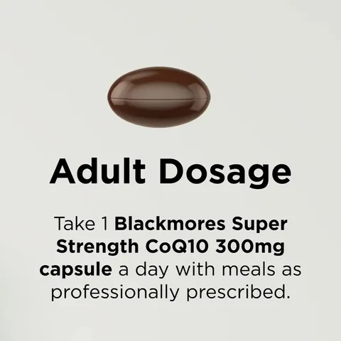 Blackmores Super Strength CoQ10 300mg - Duy trì sức khỏe hệ tim mạch hỗ trợ duy trì chỉ số lipid máu khỏe mạnh chính hãng Úc