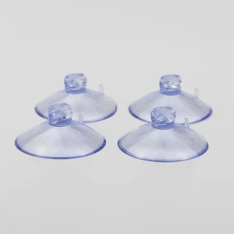 10 Đệm Hít Chân Không Silicon 3.5cm / 5cm – Giữ Kính, Chống Trượt Mặt Bàn – Giác Hút Trong Suốt