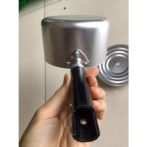 Nồi quấy bột nhôm cho bé size 12cm, 14cm - nồi nấu cháo cho bé chất lượng 860144