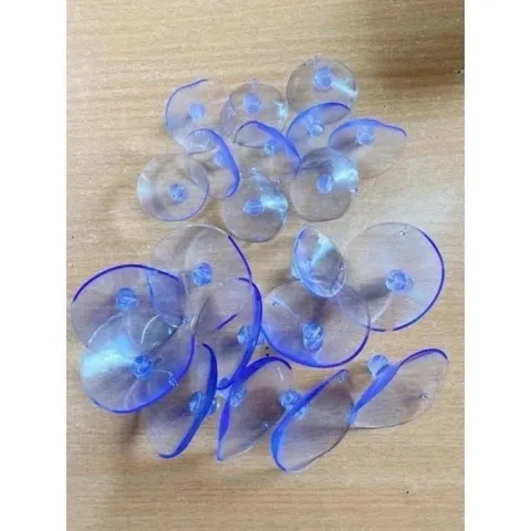 10 Đệm Hít Chân Không Silicon 3.5cm / 5cm – Giữ Kính, Chống Trượt Mặt Bàn – Giác Hút Trong Suốt
