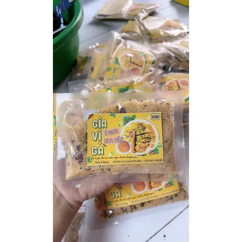 Gia vị gà ủ muối hoa tiêu dùng cho 3 con gà