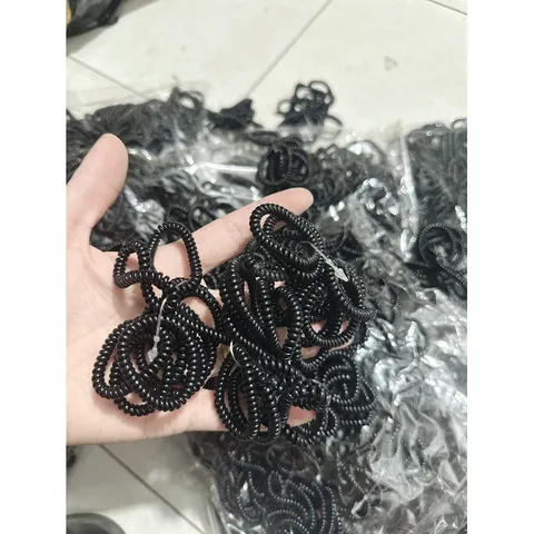 Set 10 Dây buộc tóc lò xo bé - dây chun buộc tóc nhựa xoắn loại đẹp, cực bền
