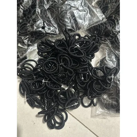 Set 10 Dây buộc tóc lò xo bé - dây chun buộc tóc nhựa xoắn loại đẹp, cực bền