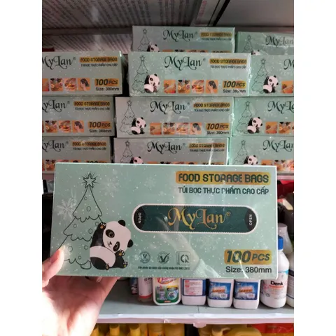 Sét 4 hộp màng bọc thực phẩm mylan (1 hộp 100 chiếc ) 860190