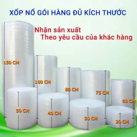3 mét  xốp nổ chống sốc, xốp bóng khí bán lẻ từ 3m đủ các size