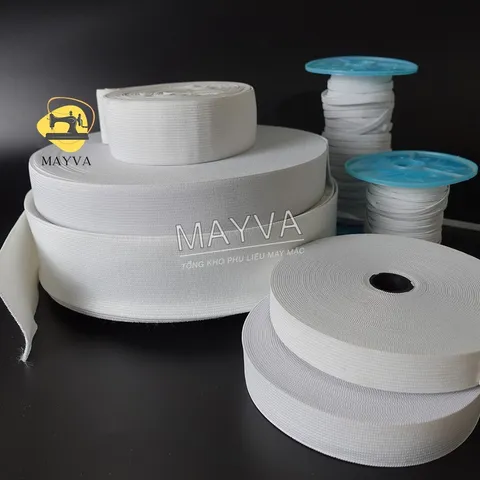 5 Mét Dây thun quần, dây chun quần 1.5 cm, 2 cm - phụ liệu may mặc