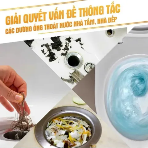 Bột thông cống Ailla 250g công nghệ thuỷ phân Đức,Thông tắc nhanh bồn cầu, bồn rửa bát, chậu rửa mặt