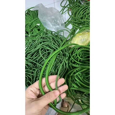 10 Mét Dây dù tròn màu xanh 4li có độ bền cao, chịu lực tốt