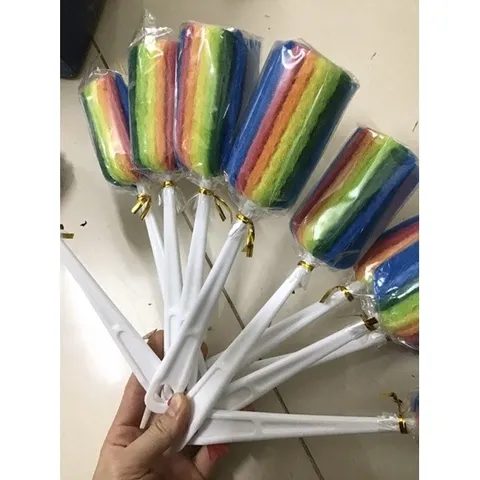 Cây cọ rửa ly cốc, bình sữa 7 màu tạo bọt tiện lợi ( giá 1 cái )
