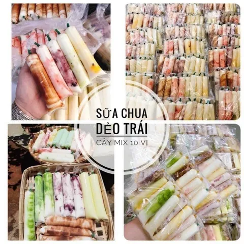 [KO XẾP] 500gram/1kg túi nilon sữa chua dài 4x16, túi đựng sữa chua, bọc đựng sữa chua, bì, túi làm kem, túi nilon 4x16