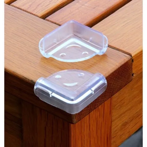 4 Miếng bịt góc bàn, miếng bọc cạnh bàn, bịt góc vuông bằng silicon