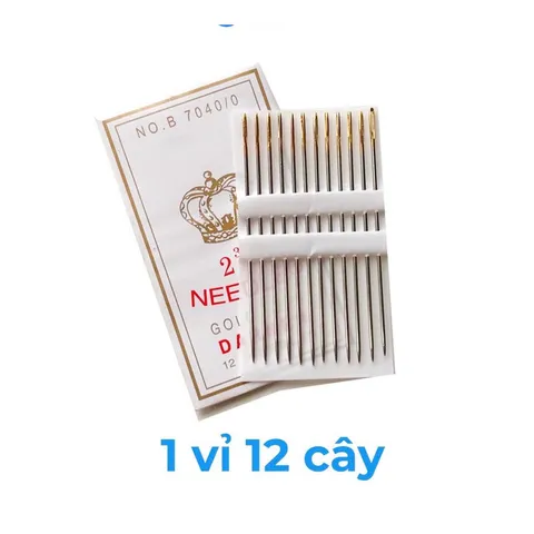 ( Túi 12 cây ) Kim khâu , may len DARNER Nhật - Mẫu đuôi vàng 7cm 860461