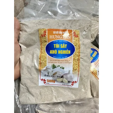 500g bột tỏi ta nguyên chất - Binh an shop
