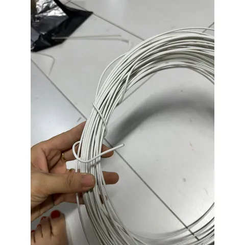50 Mét dây thép bọc nhựa màu trắng mềm dẻo không rỉ 2.5li - Binh an shop