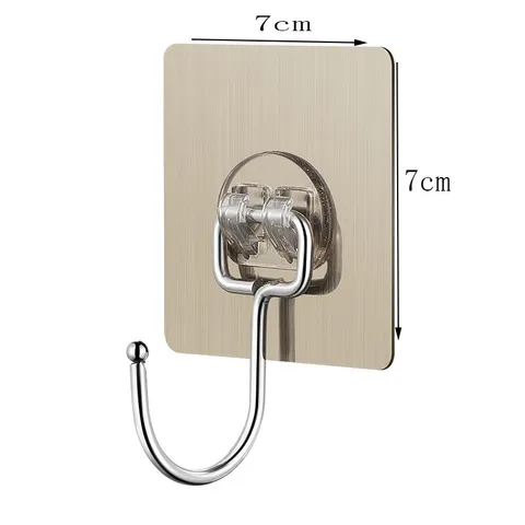 Móc Inox Dán Tường Chịu Lực 15KG Móc Treo Đồ Nặng Dán Tường Chất Lượng Cao Siêu Dính