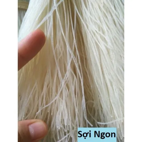 Mỳ gạo sợi nhỏ - Mỳ bún nguyên chất dai ngon gói 1kg 860585