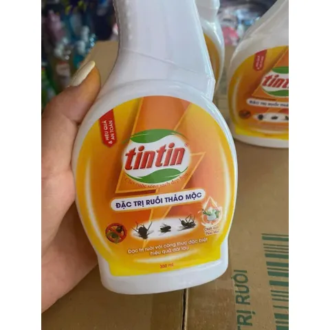 Xịt Ruồi Thảo Mộc Tin Tin Chai 350ml An Toàn Hiệu Quả 860593
