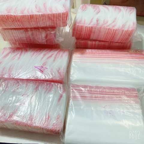 100 gam túi zip viền đỏ/ túi zip đủ cỡ loại 1
