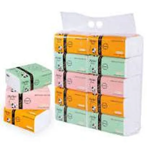 Giấy ăn gấu trúc Mylan, Thùng 30 gói rút 3 màu cao cấp, mềm mịn, an toàn ( mẫu mới nhất)