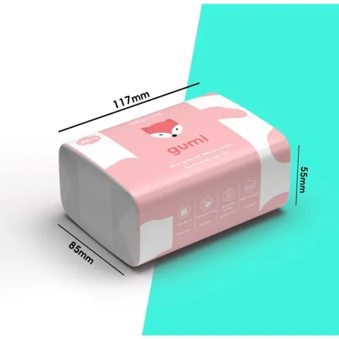 Thùng 30 gói giấy ăn gấu trúc cao cấp chính hãng GUMI, khăn giấy đa năng giành cho gia đình