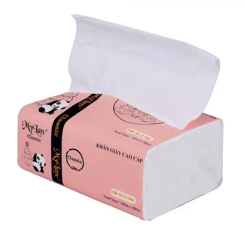 < Bịch Lẻ > Khăn Giấy Rút Gấu Trúc Cao Cấp MyLan 3 Lớp ( giao màu ngẫu nhiên)