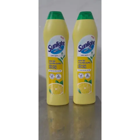 Kem tẩy chuyên dụng Sunlight|Phiên bản nâng cấp từ Cif|Siêu sạch Siêu sáng|Chai 690g