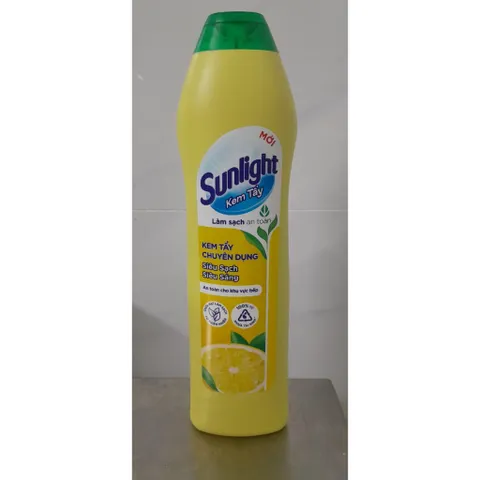 Kem tẩy chuyên dụng Sunlight|Phiên bản nâng cấp từ Cif|Siêu sạch Siêu sáng|Chai 690g