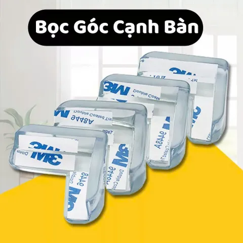 4 chiếc bọc góc cạnh bàn bằng silicon nhiều hình tiện lợi an toàn cho bé