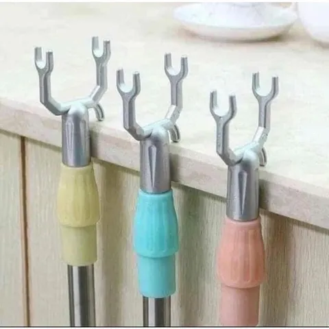 Cây phơi quần áo rút gọn - gậy phơi quần áo, lấy đồ trên cao kéo dài 1m4