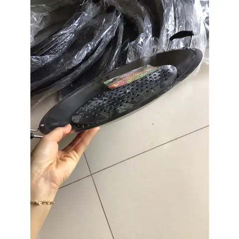Khay lẩu cá chép om dưa - nồi lẩu om cá inox cao cấp 56cm x 30cm
